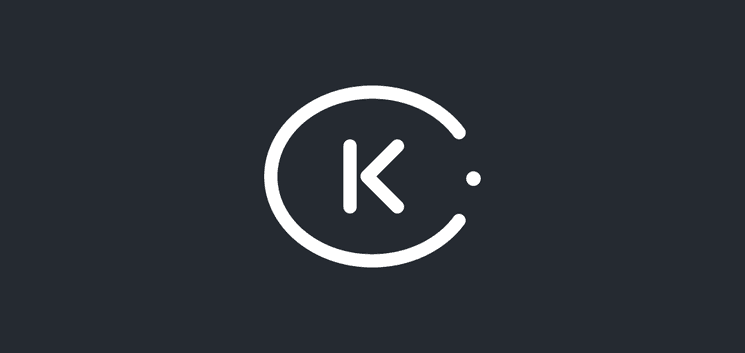 Inverted Kiwi.com logo symbol
